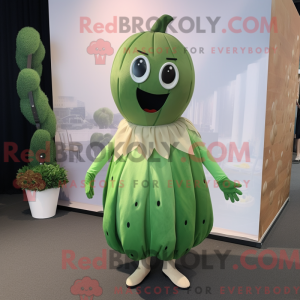 Olive Melon maskot kostyme...