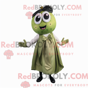 Olive Melon maskot kostume...