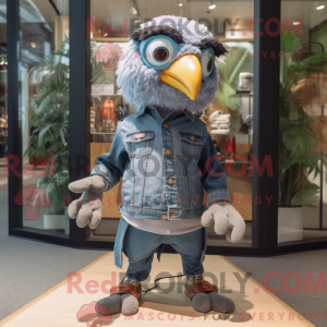 Olive Hawk-mascottekostuum...