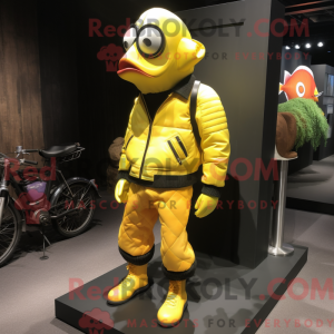 Disfraz de mascota pez...