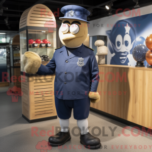 Maskottchenkostüm Navy...