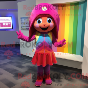 Disfraz de mascota Magenta...