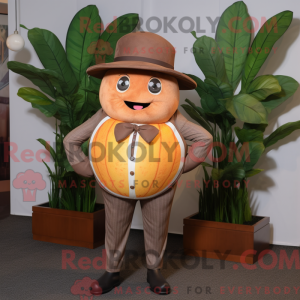 Brown Grapefruit mascot...