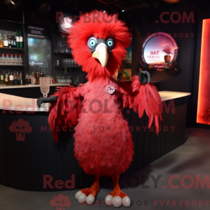 Red Vulture maskot kostume...