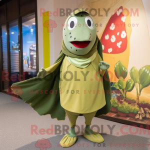 Costume de mascotte de raie...