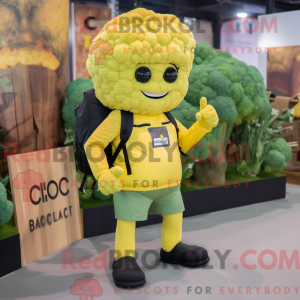 Yellow Broccoli mascot...