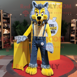 Citrongul varulv maskot...