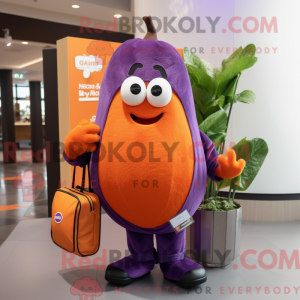 Orange Eggplant mascot...