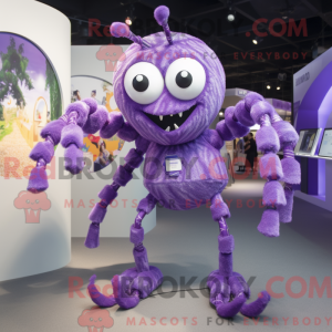 Lavender Spider mascot...
