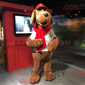 Red Dog-maskotdraktfigur...