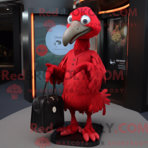 Red Dodo Bird mask...