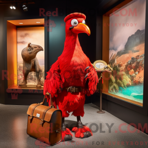 Red Dodo Bird maskot...