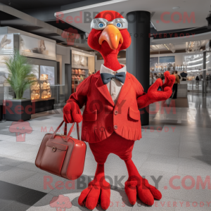 Disfraz de mascota Red Dodo...
