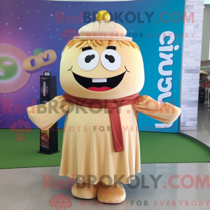 Cream Hamburger maskot...
