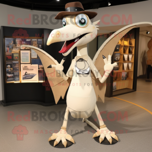 Cream Pterodactyl maskot...