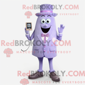 Lavendel Phone maskot drakt...