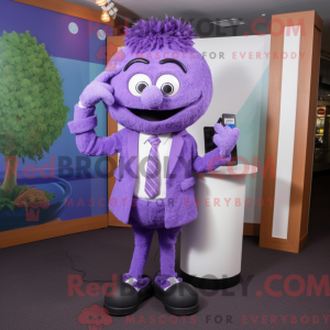Lavendel Phone maskot drakt...