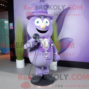 Lavender Phone mascot...
