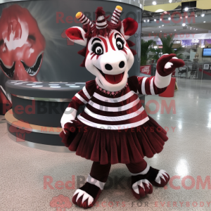 Figura de máscara de zebra...