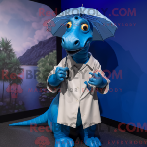 Blå Parasaurolophus...