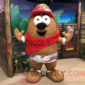 Rote Kartoffel Maskottchen...