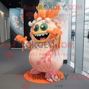 Postava maskota Peach Demon...