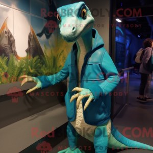 Blågrön Coelophysis...