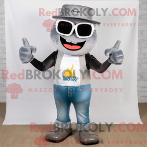 Gray Bbq Ribs mascot...