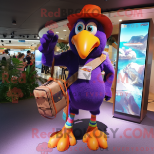 Purple Toucan mascot...