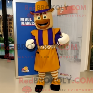 Tan Swiss Guard mascot...