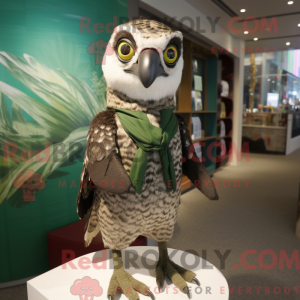 Olive Falcon maskot...