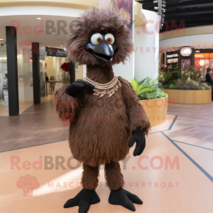 Brown Ostrich mascotte...