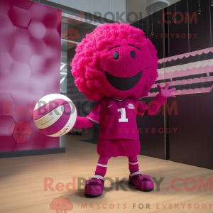 Disfraz de mascota Magenta...