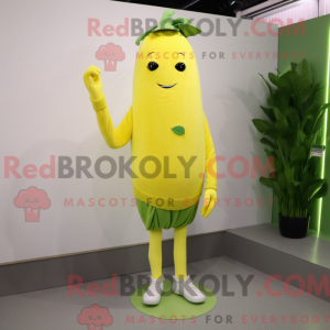 Lemon Yellow Celery mascot...