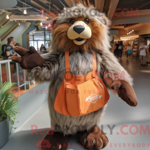 Rust Sloth Bear maskot...