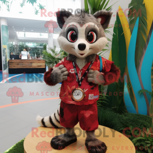 Máscara de Rød Civet com...