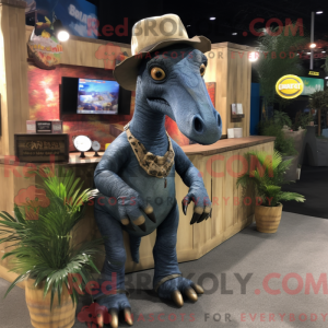 Zwart Parasaurolophus...