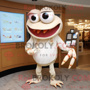 Cream Crab maskot...