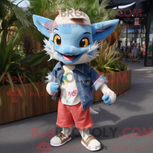 Zwaardvis mascottekostuum...