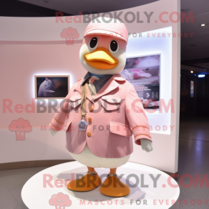 Peach Dove maskot kostume...