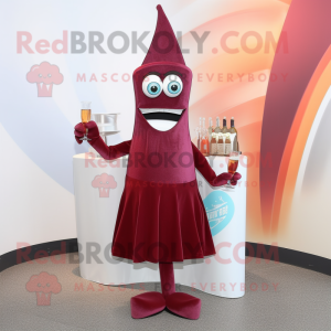 Maroon Ray mascotte kostuum...