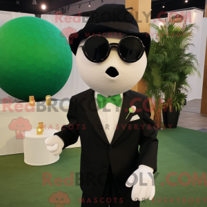Olive Golf Ball Maskottchen...