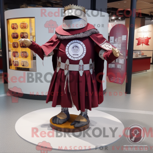 Maroon middelaldersk ridder...