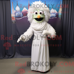 Personaggio mascotte bianco...