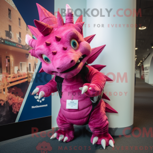 Magenta Stegosaurus...