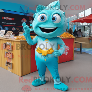 Costume de mascotte de Fish...