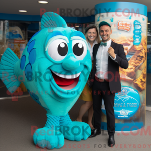 Costume de mascotte de Fish...