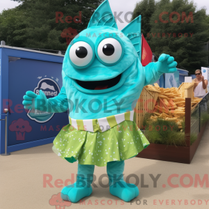 Costume de mascotte de Fish...