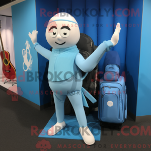 Postava maskota Sky Blue...