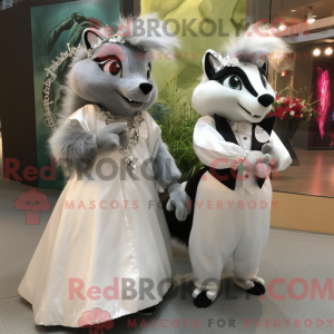 Costume mascotte de Silver...
